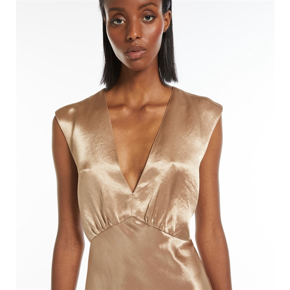 \'S Max Mara Glizia Kjole, Camel 